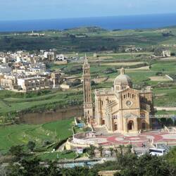 Ta' Pinu, from the Stations of the Cross lookout