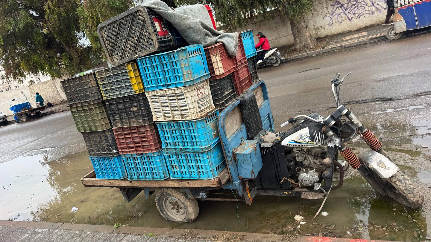 Hier sind Motorräder noch Nutzfahrzeuge