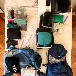 Wieder mal packen...