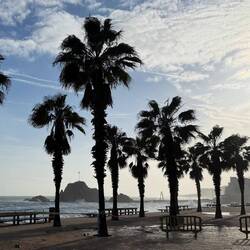 Gegen Abend hat sich das Wetter beruhigt