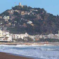 Weiter geht's nach Blanes, kurz vor Loret de Mar - die Sonne zeigt sich wieder