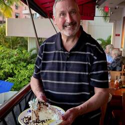 Birthday dessert for Tom, 12 days early 😉