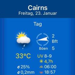 gefühlt heute 42 Grad