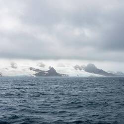 First glimpse of Elephant Island — South Shetlands.