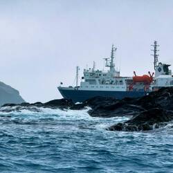 Making our way back to Ortelius — Elephant Island, South Shetlands.