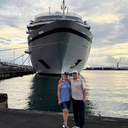 Walking back from the pub and captured the photo op.