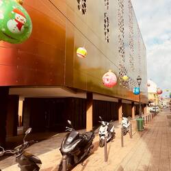 Strange Christmas street decorations were weird