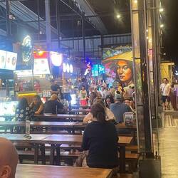 Big food court. Only had ice cream