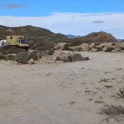 Zufahrt zu unserem Stellplatz