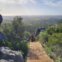 Wolli und Leni bilden die Nachhut.