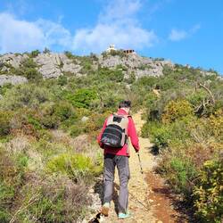 Der Aufstieg beginnt.