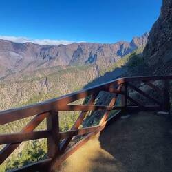 am Aussichtspunkt angekommen