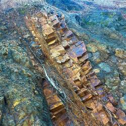 ... und interessante geologische Strukturen