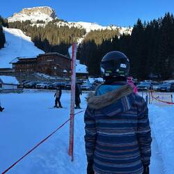 Erster Tag Förderband mit Blick auf den Ifen