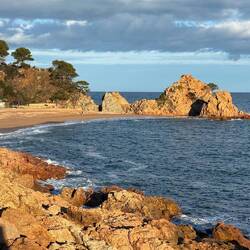 Küste in der Abendsonne