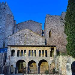 Wir fahren noch ein Stück weiter und nächtigen auf einem Stellplatz in Sant Feliu de Guixols