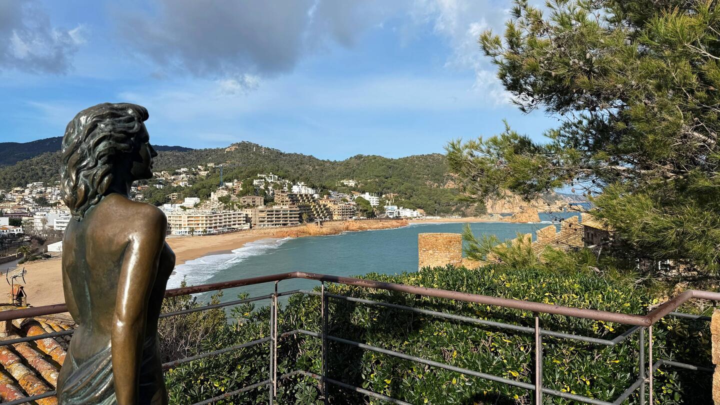 Wir schauen uns Tossa de Mar an ...
