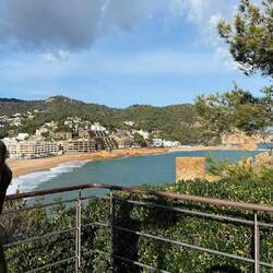 Wir schauen uns Tossa de Mar an ...