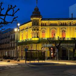 ... und laufen durch die Stadt wieder zurück zum Camper