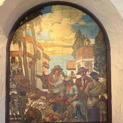 Norman Kennedy Murals -original to the home, rescued from a dumpster in 1998