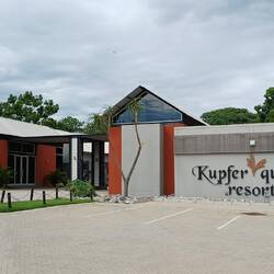 der Eingang zum Resort