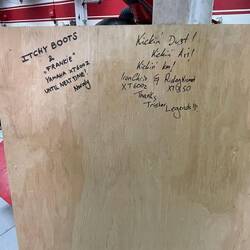 The new side of the wall of fame... To be continued