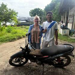 Me with Hedu - best driver ever - so thoughtful