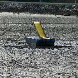 Hmmm, ein lustiger Rutsch in den Matsch...