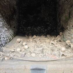 Plaster Casts of Victims Who Perished