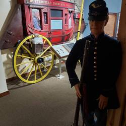 Man hatte viele Forts zum Schutz gegen Comanchen und Apachen entlang der Straßen gebaut.