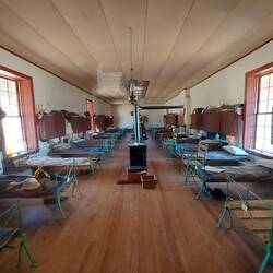 Schlafsaal gemeiner Soldat.