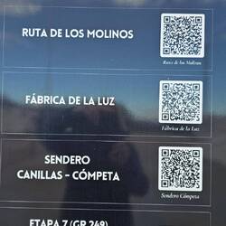 Diese Wandervorschläge sind auf dem Stellplatz ausgehängt.