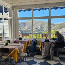 Toller Ausblick im Restaurante Cerezo