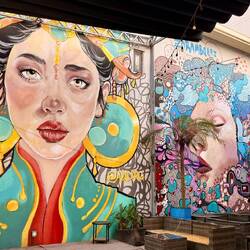 Du street art géant