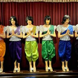 These traditional costumes have a colour associated with the day of the week.