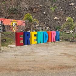 Village sign after leaving Coyote Cals