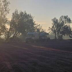 Sunny but more clouds rolling in...