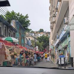 So glad I had Rodrigo to drive me down this street