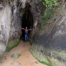 Jon found a cave and ...