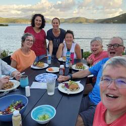 Our first dinner together!