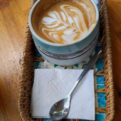 Last coffee at our favourite café in Hoi An