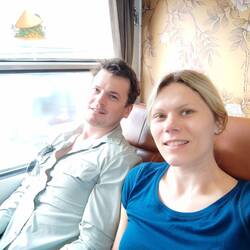 On the train to Huè 🚂