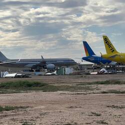 Here is one of the AA B757s. May be in for conversion to freighter for foreign airline...