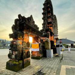 Wir sind 04.00 Uhr aufgestanden, um den Sonnenaufgang zu erleben