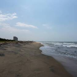 Spaziergang von der Maha Oya Lodge bis zum Meer