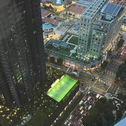 Blick aus dem Zimmer 33 Stock