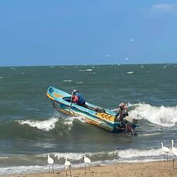 Very windy and rough