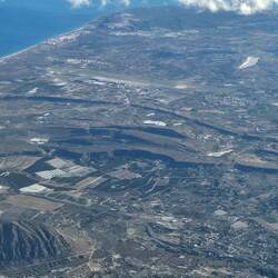 Blick auf den Flughafen
