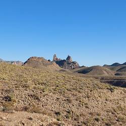 Von weitem zu sehen.