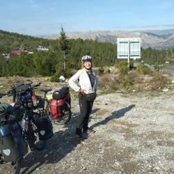 Erste Pause am Berg